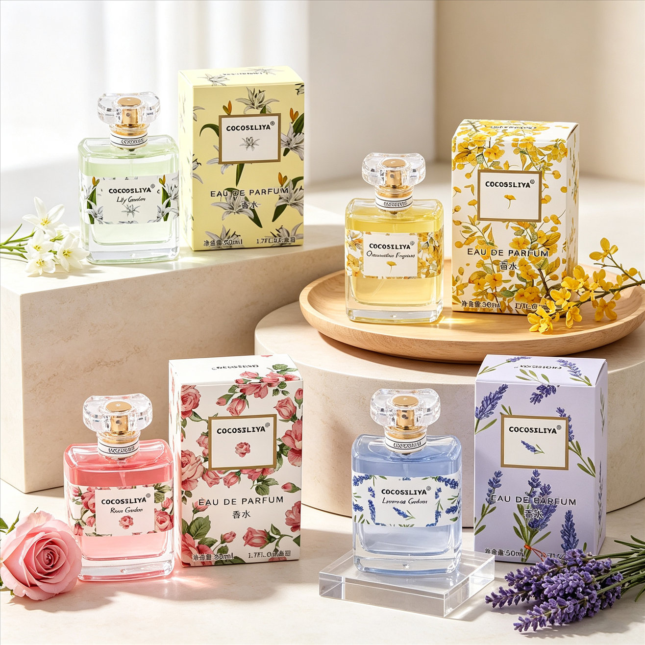 Perfume Lavender Fragrance - 여성용 향수, 1.7oz X 2팩, 유니섹스