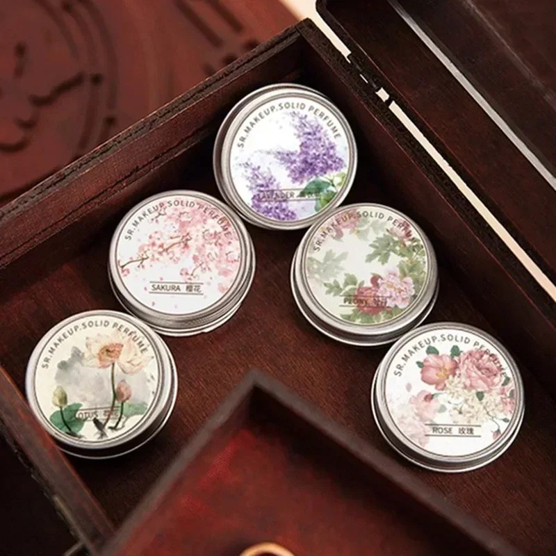 여성 솔리드 향수 모란/연꽃/사쿠라/라벤더 휴대용 밤  - Perfume Lavender Fragrance 리뷰 및 가격