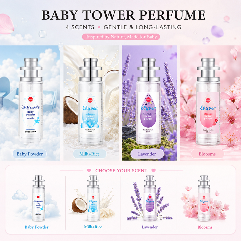 2개입 35ml 여성용 베이비 파우더 향수, 오래 지속 - Perfume Lavender Fragrance 리뷰 및 가격